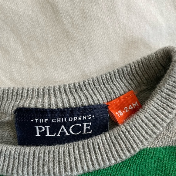 Children’s Place Striped Sweater - Picture 3 of 7
